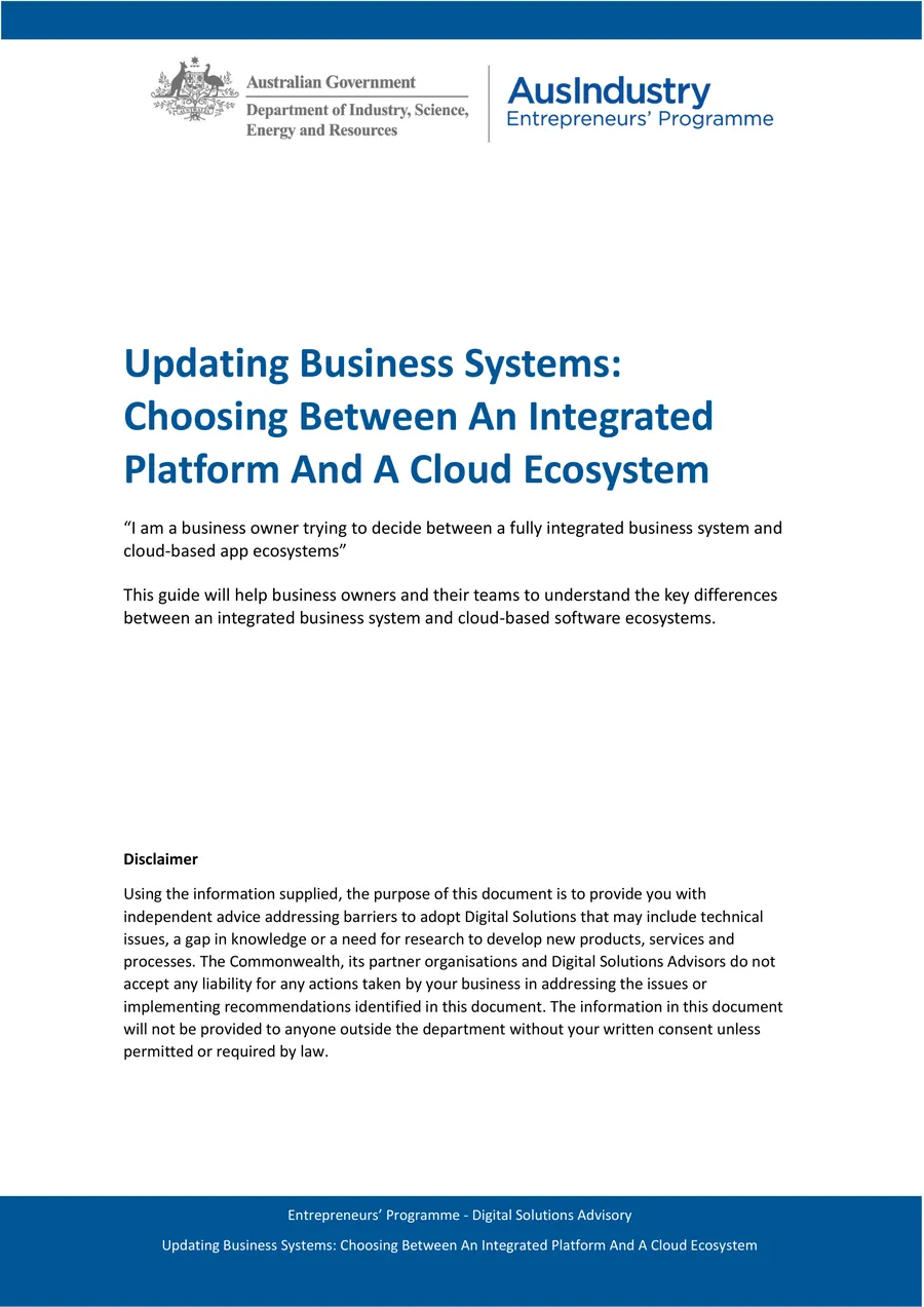 Quick guide: SME Software Projects 101